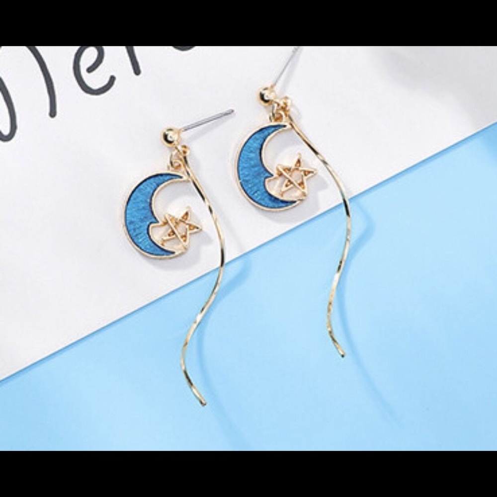 moon star earrings